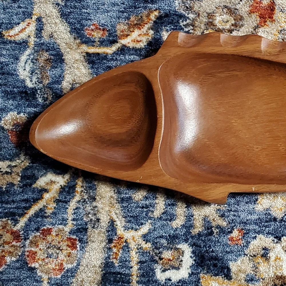 Monkey Pod Wood Serving Tray 1971